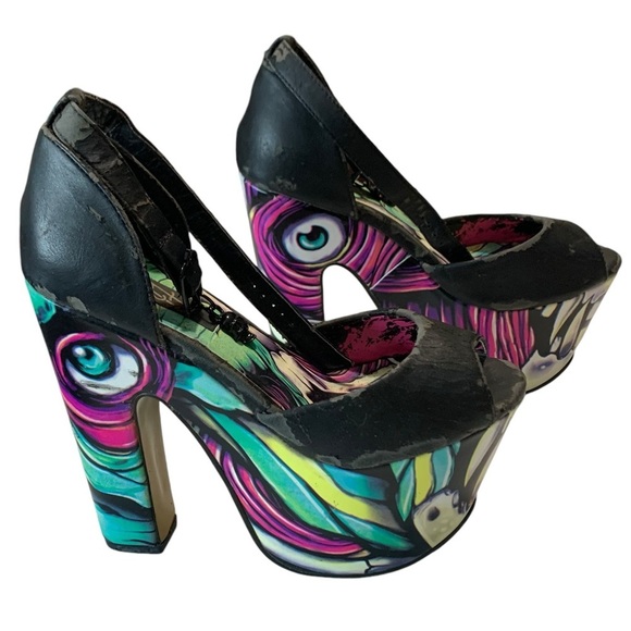 Iron Fist Skin Crawler Super Platform Heel EU Sz36/US5 - Picture 5 of 11